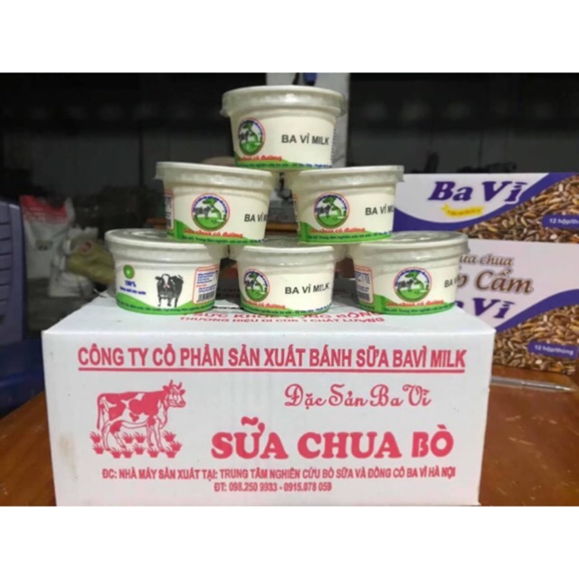 Sữa chua nguyên chất Ba Vì