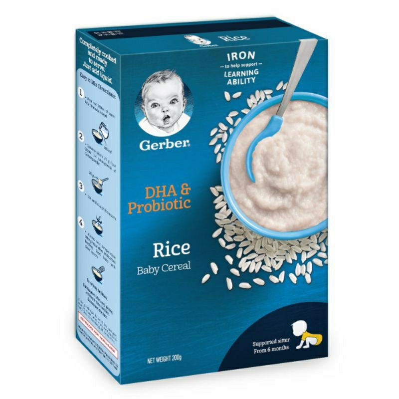 Bột ăn dặm Gerber bột gạo 200g