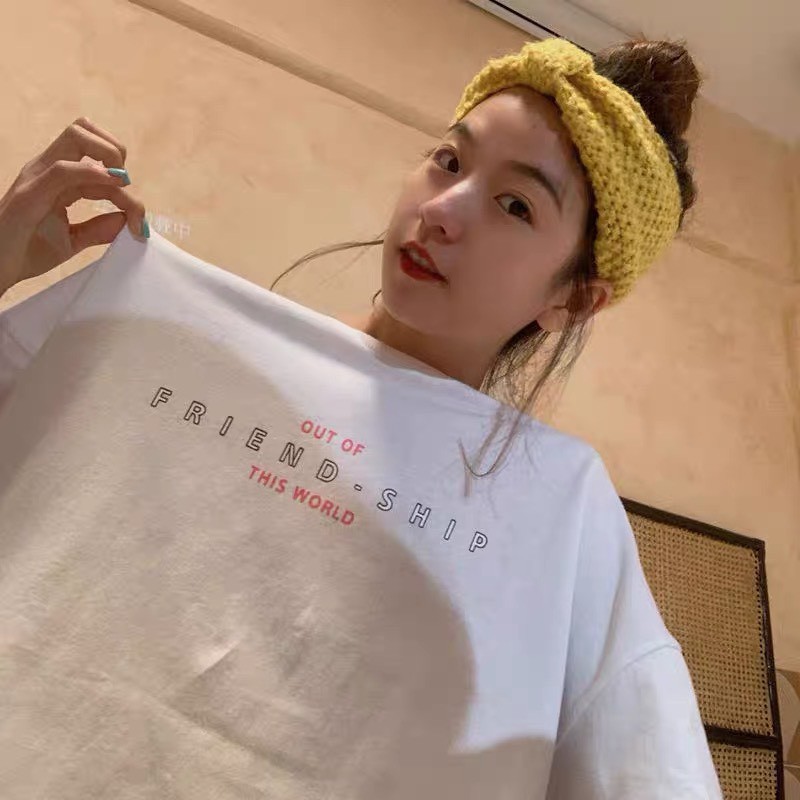 Áo Thun tay lỡ Unisex nam nữ  FRIENDSHIP OUT OF THIS WORLD 3 màu RÔ STORE AT09