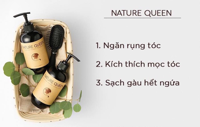 Cặp dầu gội, dầu xả NatureQueen 100ml