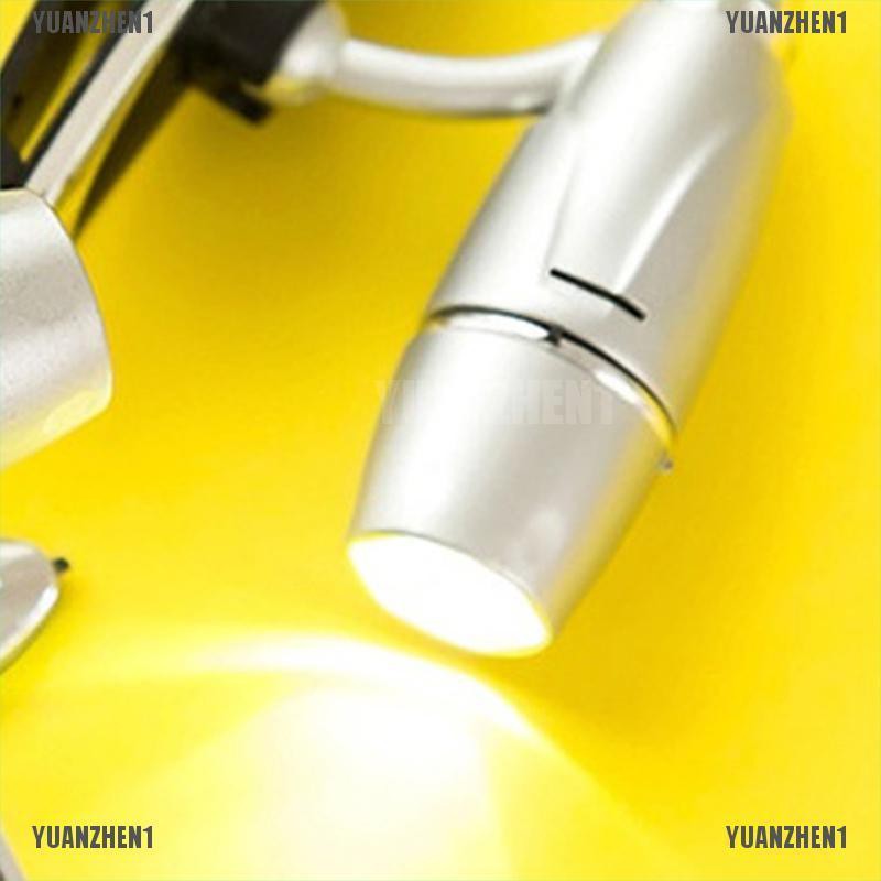 【YUANZHEN1】Mini LED Clip on Booklight Flexible Portable Travel Book Reading Sp