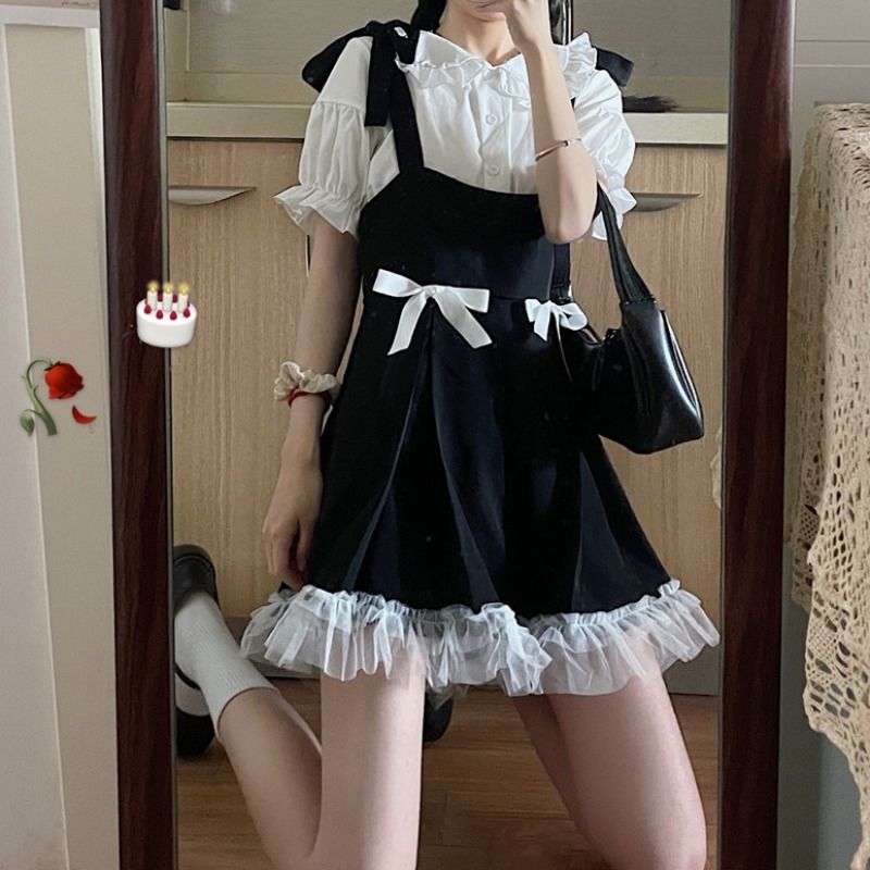 Set Áo Khoác Và Chân Váy Ren Xinh Xắn Dành Cho Nữ | BigBuy360 - bigbuy360.vn