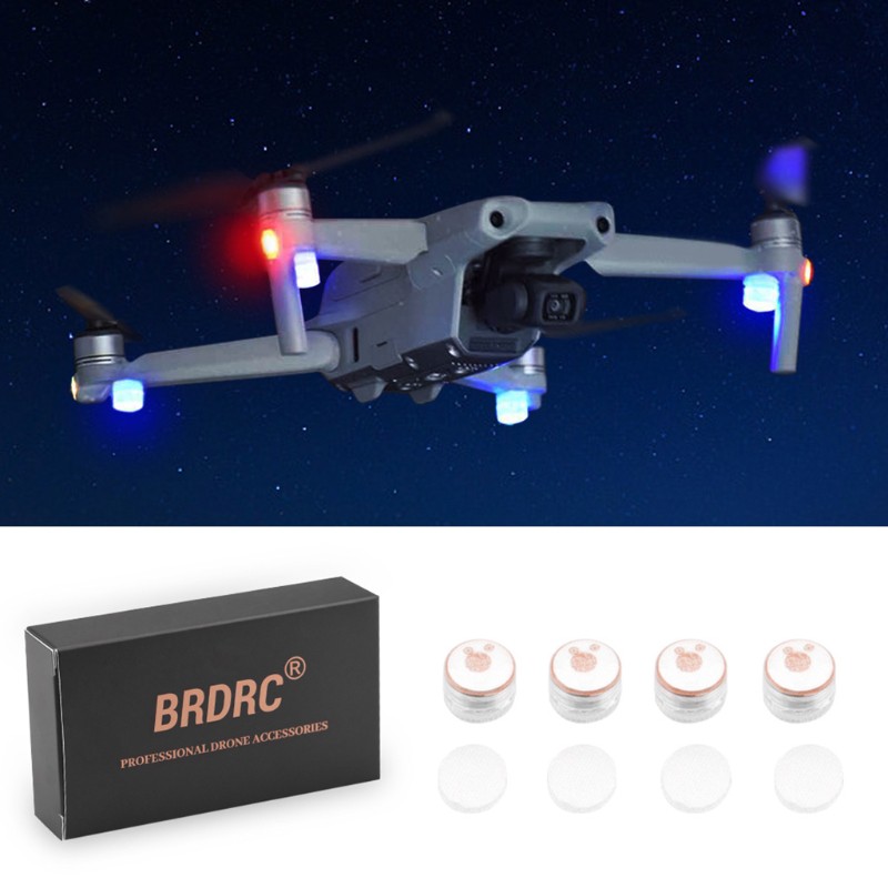 Bộ Đèn Flash Cho Máy Bay Điều Khiển D-Ji Mavic Air 2 / Mavic Mini / Mavic Pro / Spark / Mavic Air 1 / Mavic 2 Pro Zoom Phantom 3 / 4