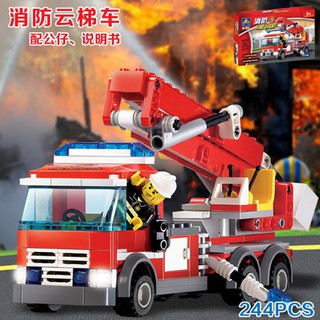 bộ đồ chơi lắp ráp mô hình xe cứu hỏa