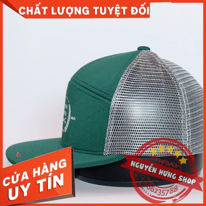 Mũ Nón Snapback Lưới Spider Xanh Rêu Siêu Chất