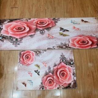Set 2 thảm phòng khách, bếp loại 1