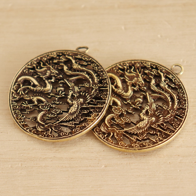 Mặt Dây Chuyền Hình Tượng Phật Bằng Đồng Thau Nguyên Chất