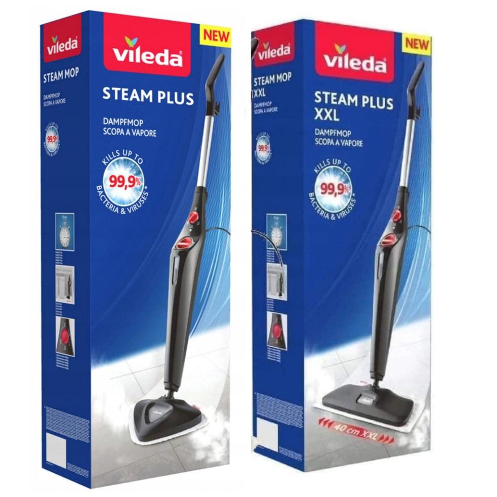 Cây Lau Nhà Hơi Nước Vileda tam giác, chữ nhật XXL plus, Công Suất 1550W, Nhập Đức, BH 12 Tháng