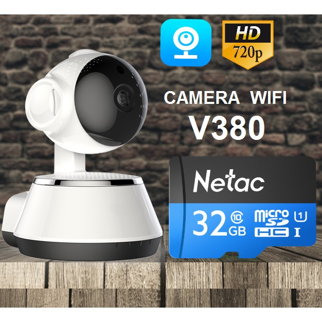 Camera quan sát IP V380 tặng kèm thẻ nhớ 32GB | BigBuy360 - bigbuy360.vn