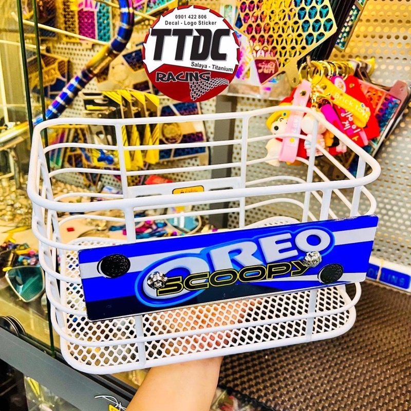 Rổ Scoopy Tặng kèm bảng tên mẫu Oreo 2022 cực đẹp ✌🇹🇭