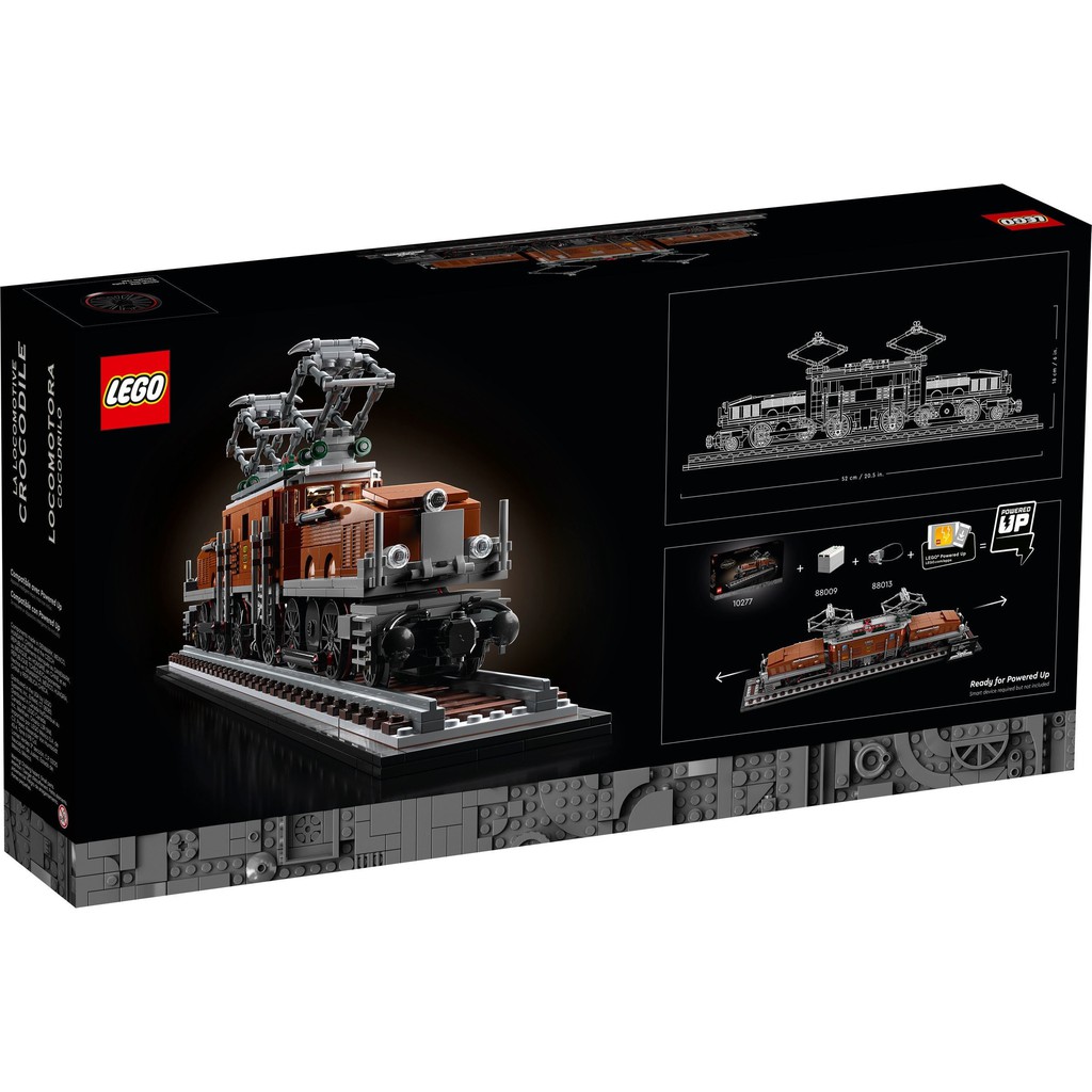 10277 LEGO Creator Expert Trains Crocodile Locomotive - Chuyến Tàu lửa/ tàu hỏa đầu máy hình cá sấu cổ điển