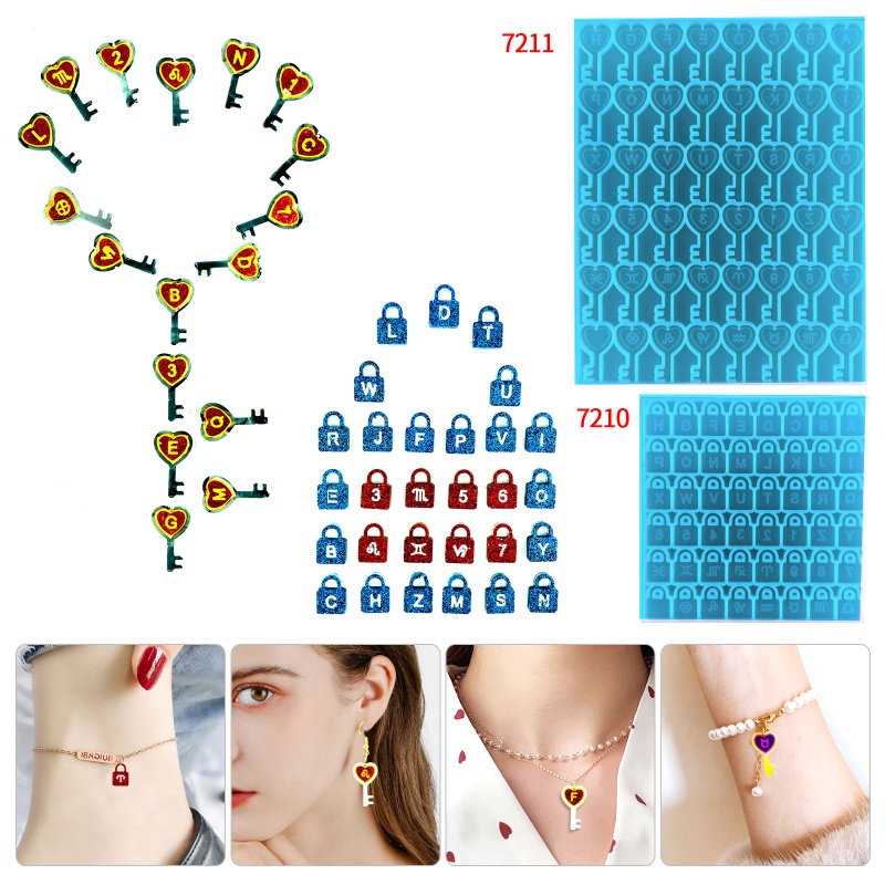 Khuôn Silicone Làm Chìa Khóa Hình Chòm Sao