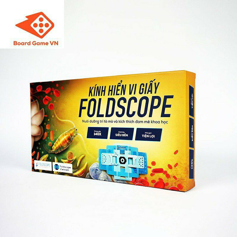 Kính hiển vi bằng giấy Foldscope - khám phá vi thế giới kỳ diệu - Hàng chính hãng