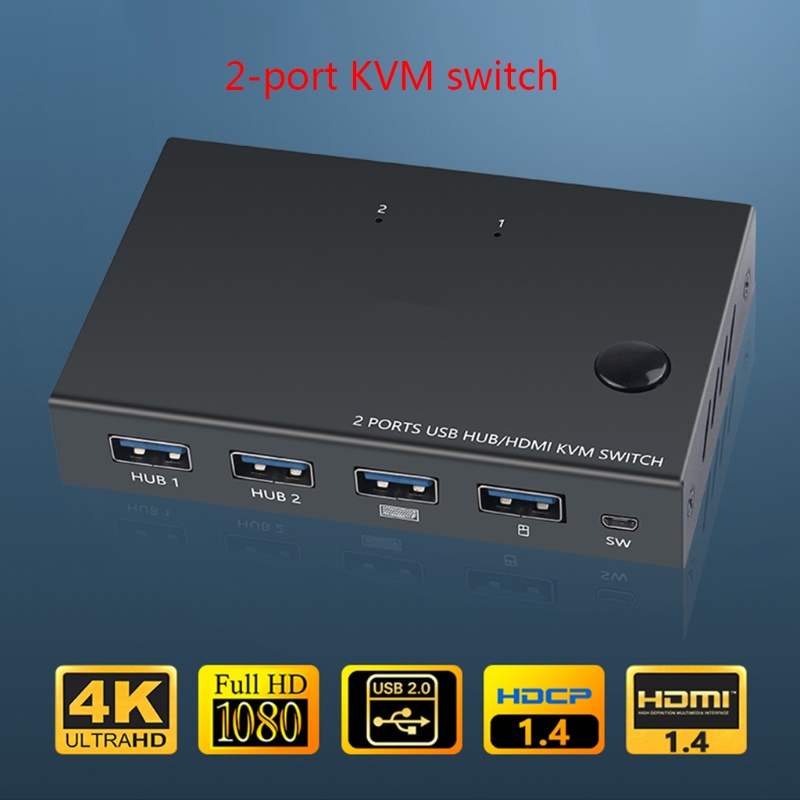 Bộ Chia Cổng Usb 10gbps Kvm Hdmi-Compatible