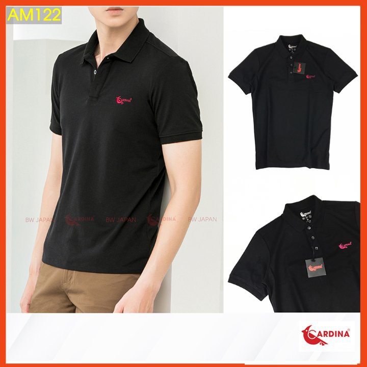 Áo Thun Polo Cá Sấu Nam 𝐂𝐀𝐑𝐃𝐈𝐍𝐀 Cao Cấp Mềm Mịn Cực Mát