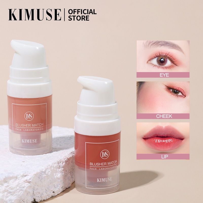 Má Hồng Dạng Lỏng KIMUSE Làm Sáng Da Lâu Trôi