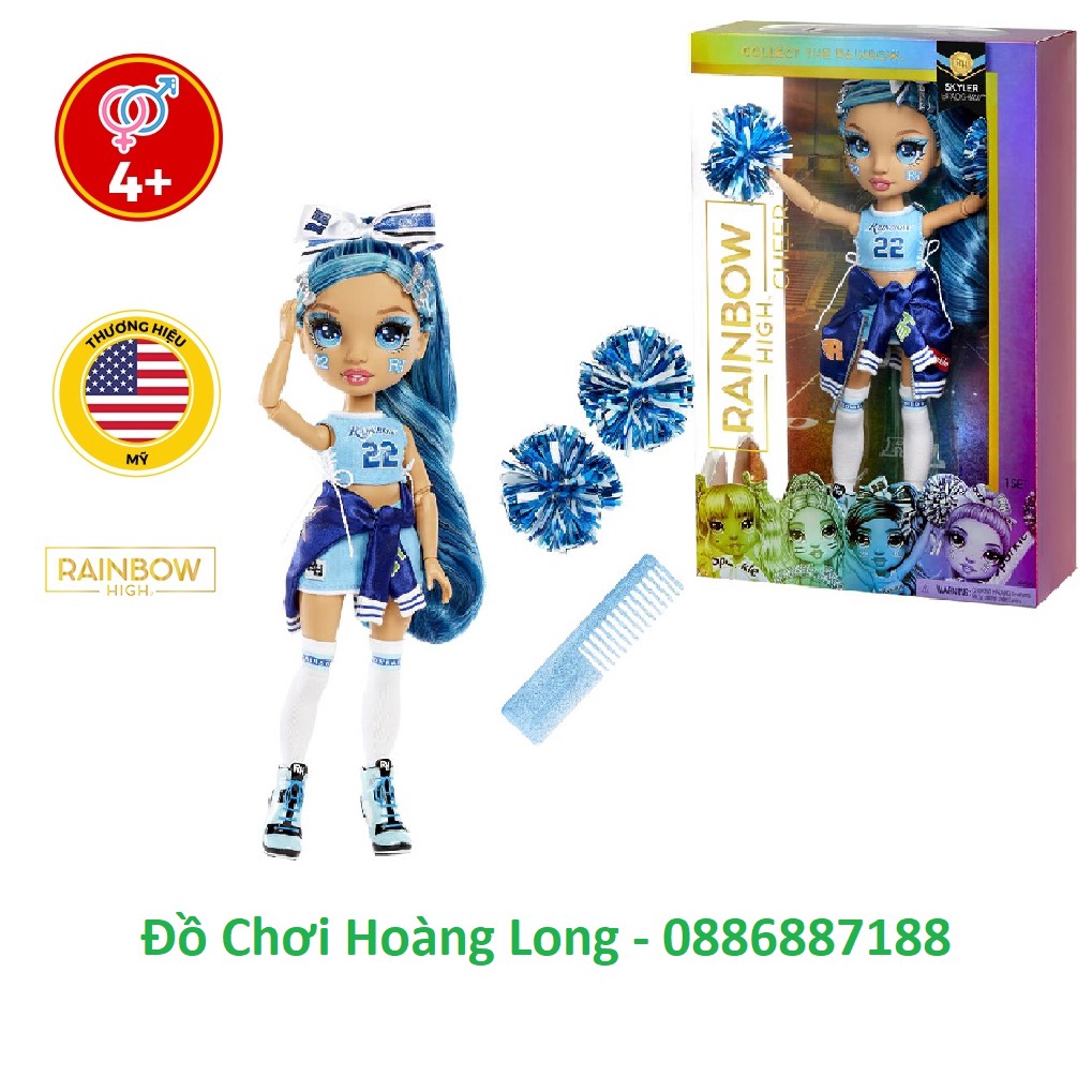 Đồ Chơi Búp Bê Mỹ MGA 28 cm Rainbow High đội cổ vũ Cô Nàng Thời Trang - 11 inch (Hàng hộp, full box)