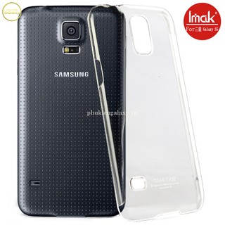 Ốp lưng cho Samsung Galaxy S5 nhựa cứng trong IMAK phủ Nano