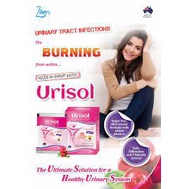 Urisol hộp 10 gói giúp hạn chế nguy cơ bị viêm đường tiết niệu