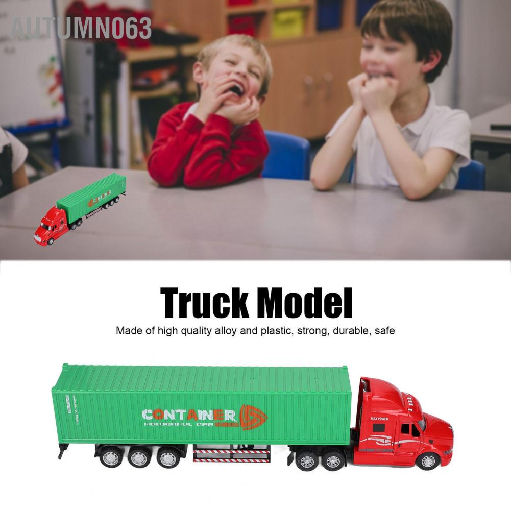 Xe Container Mô Hình 1:48 Đồ Chơi Trang Trí Đẹp Tinh Tế Sinh Động Cho Bé Trên 3 Tuổi Autumn063