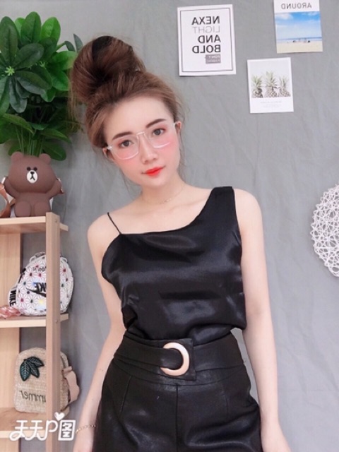 Áo kiểu lệch vai MẪU 5( kèm ảnh thật)