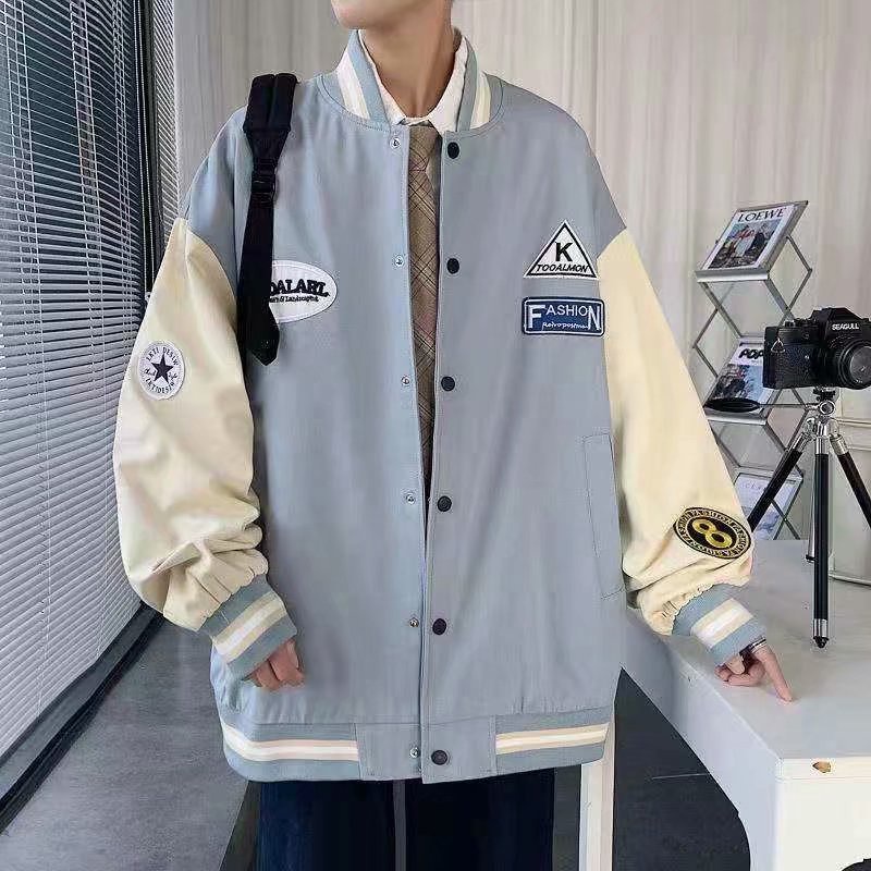Áo bomber nam form rộng thời trang unisex hàn quốc 2021 Áo khoác nam big size kiểu bóng cháy thời trang du lịch đi học