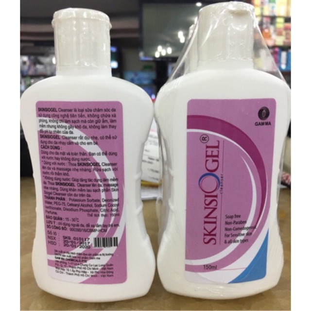 SỮA RỬA MẶT SKINSIOGEL CLEARSER 100ML