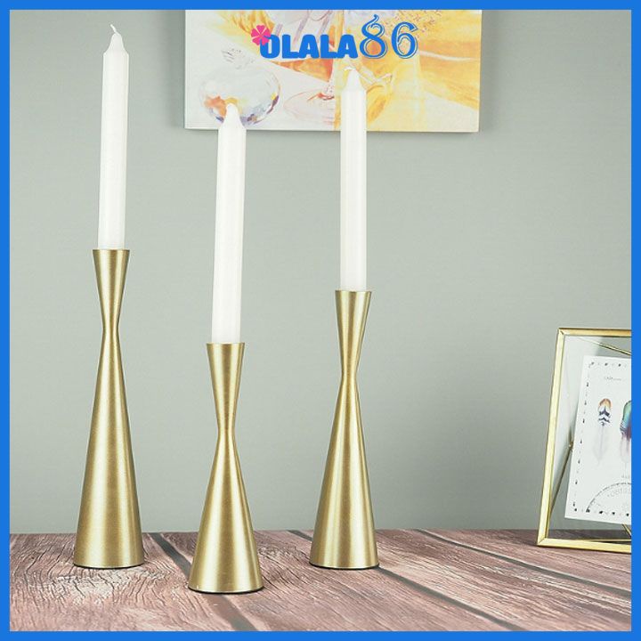 Cặp chân nến để bàn  trang trí tiệc cưới, nhà cửa văn phòng Cổ điển phong cách Châu  Âu OLALA 86