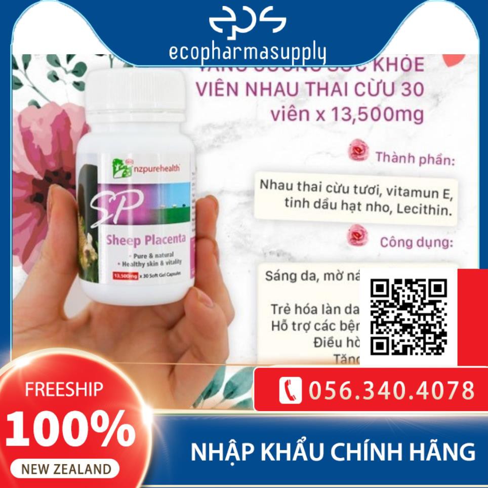 Đẹp Da Cùng Nhau Thai Cừu Sheep Placenta NZPureHealth 30v | BigBuy360 - bigbuy360.vn