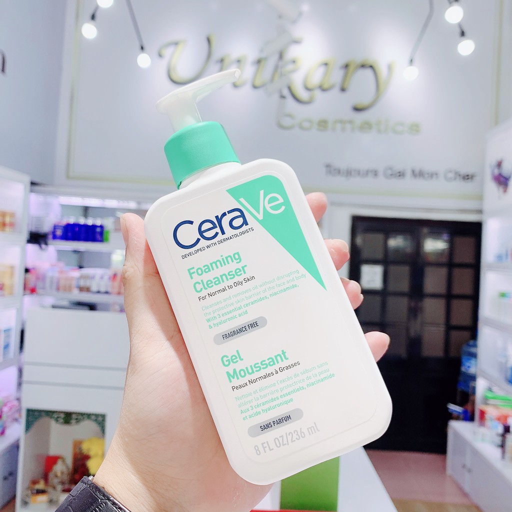 Sữa Rửa Mặt Da Dầu CeraVe  Xanh Dương 236ML