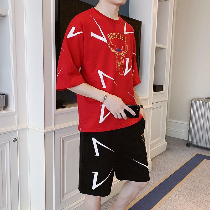 [ Hot 2021- Siêu Chất ] Đồ bộ hè nam may viền sọc cực hot | BigBuy360 - bigbuy360.vn