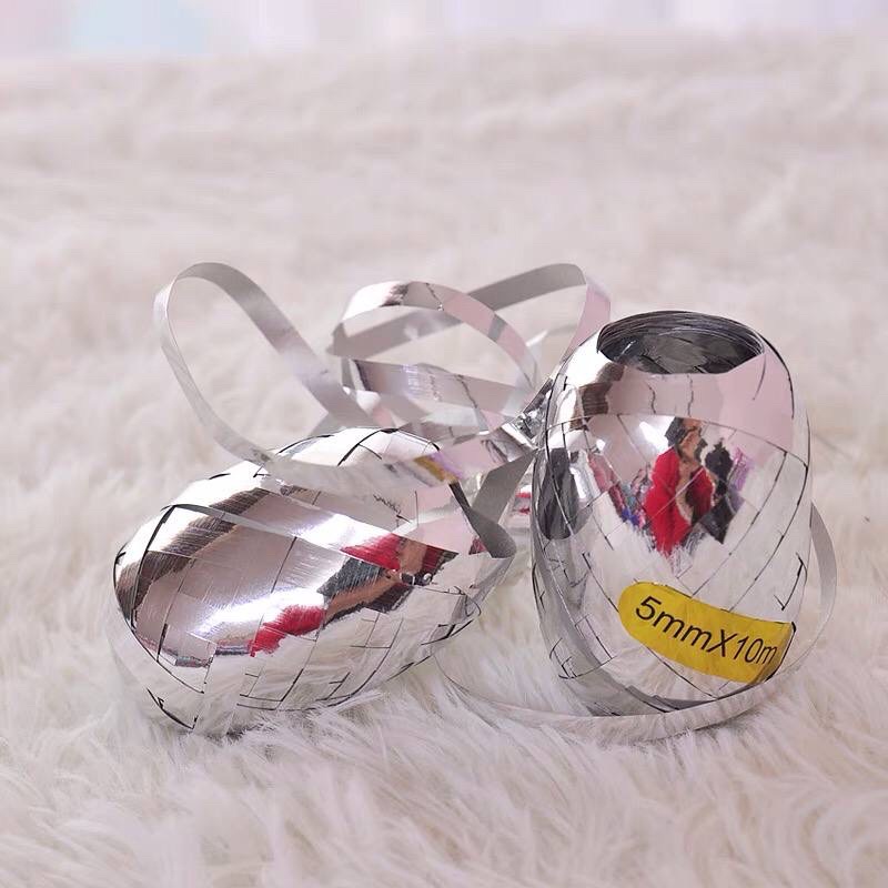 Dây cột đuôi bóng kim tuyến-trang trí bong bóng bay-đủ màu-kén kim tuyến LyNaShop