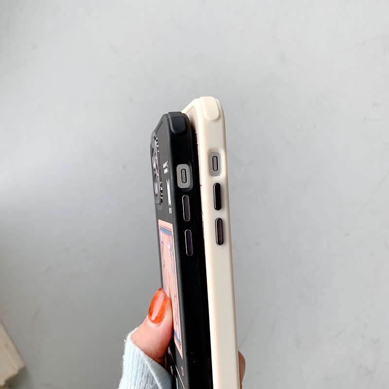 Ốp Điện Thoại Dẻo Họa Tiết Hoạt Hình Bts Đơn Giản Thời Trang Cho Iphone 12 Pro Max / I7 / I8 Plus / X / Xs / Xr / Xs Max / 11 / 11 Pro / 11 Pro Max / Se2