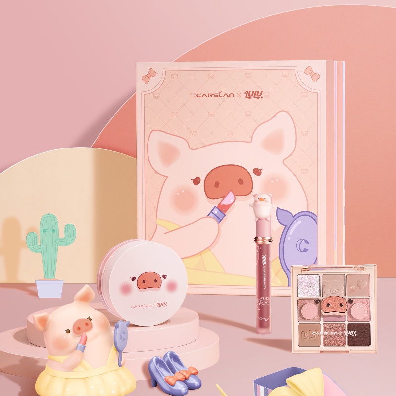 Carslan Makeupset Lip Gloss 1.7g+Lip Gloss 1.7g+Eyeshadow 10g | BigBuy360 - bigbuy360.vn