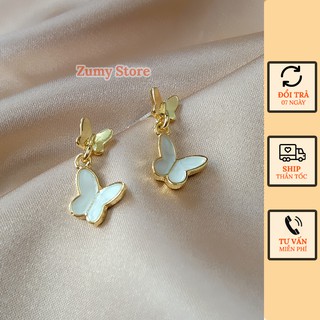 Bông tai bươm bướm xanh đẹp và rẻ