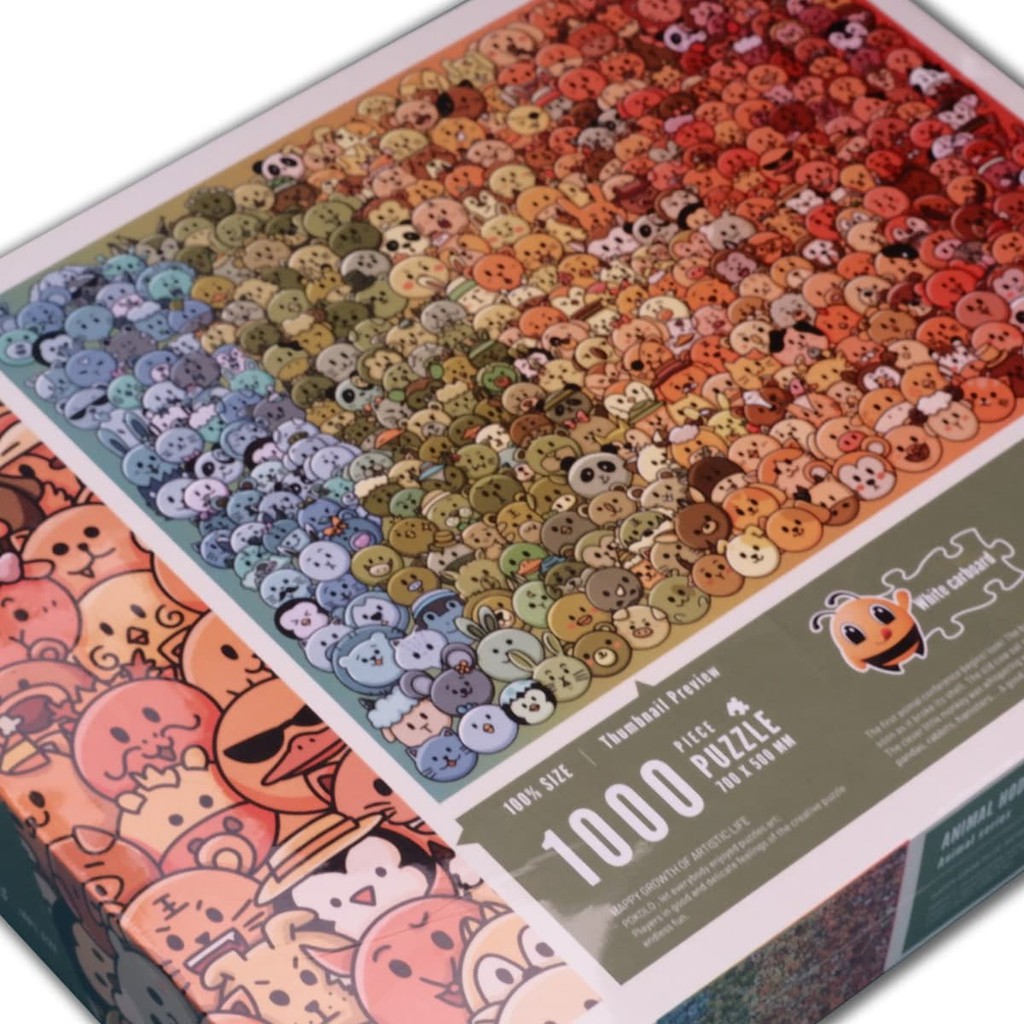 Cá Chép - Puzzle Pokolo - Bộ Xếp Hình Hoạt Hình 1000 Miếng - Chủ đề: Chó, mèo
