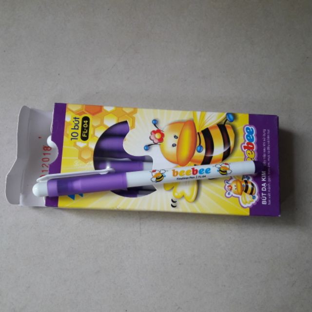 10 BÚT DẠ BEBE TÍM