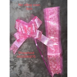 Nơ rút viềng voan 5cm