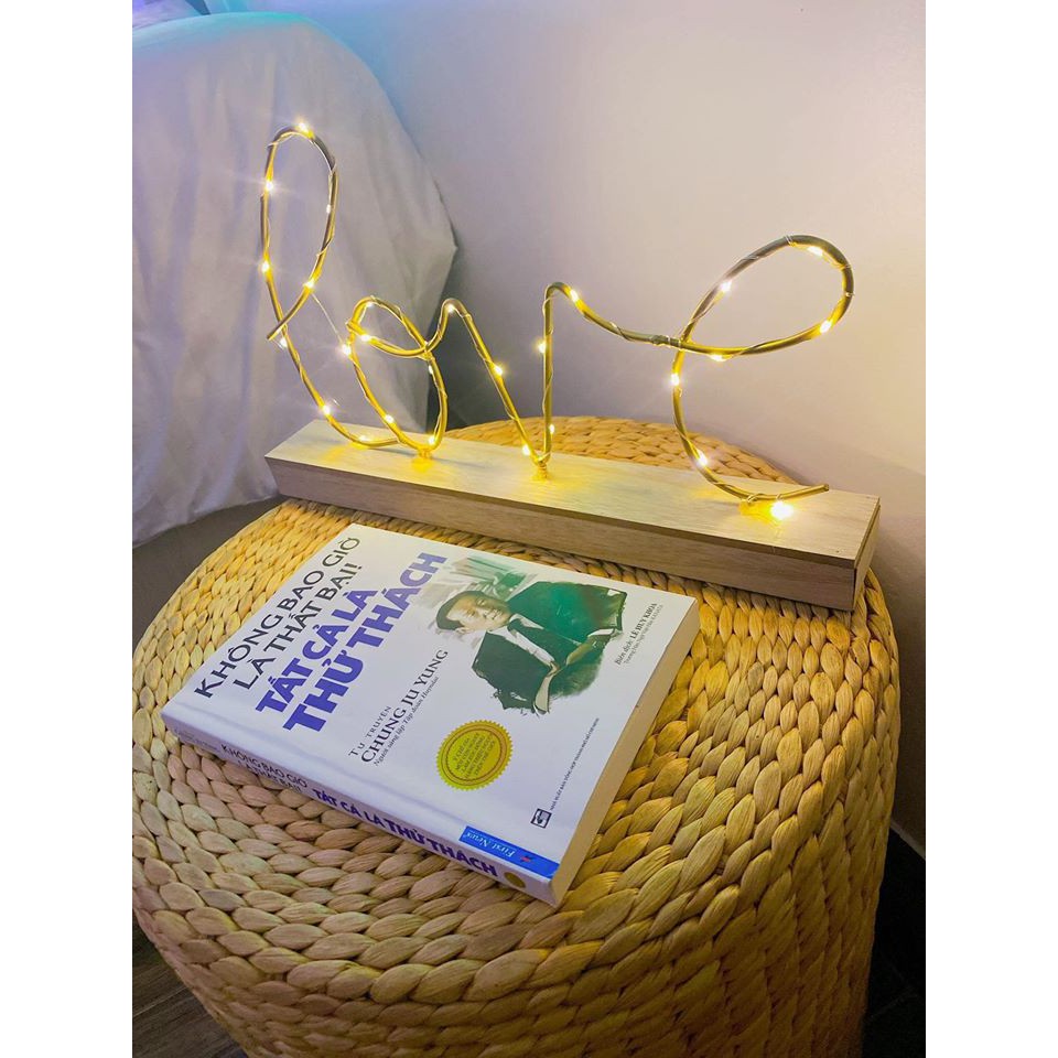 Đèn led dây chữ LOVE - HOME, đèn trang trí.