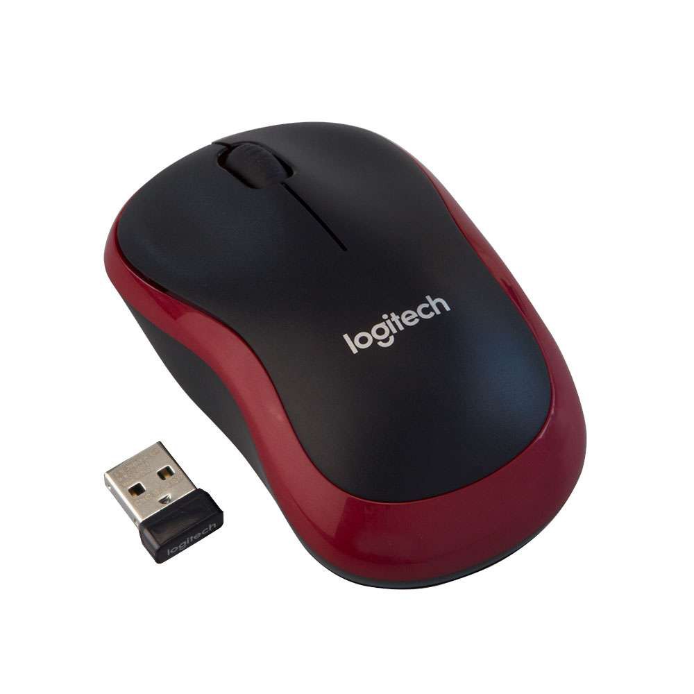 Chuột không dây Logitech M185 vs M186 dễ cầm nắm, bấm rất êm và nhạy, lướt chuột mượt mà, bảo hành 12 tháng