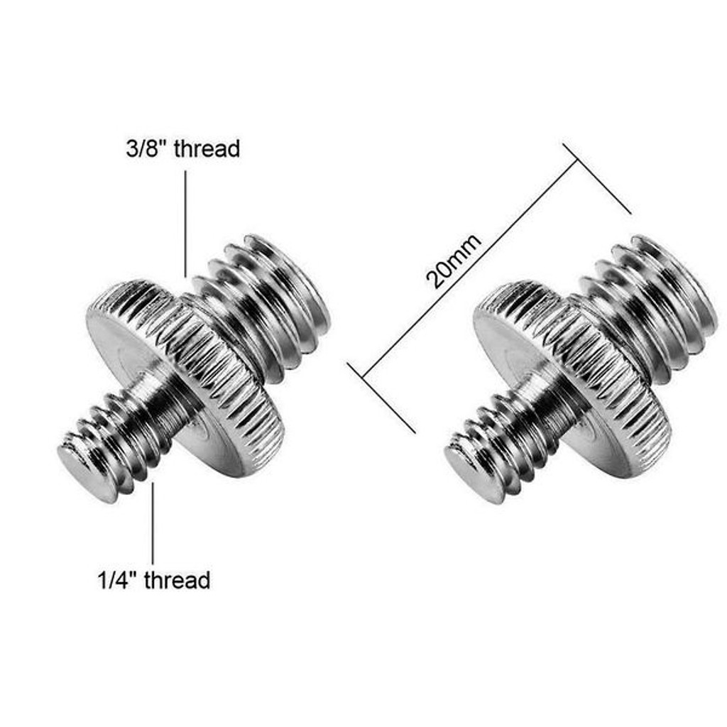 Ốc Vít ren 2 đầu đực 1/4&quot;-3/8&quot;