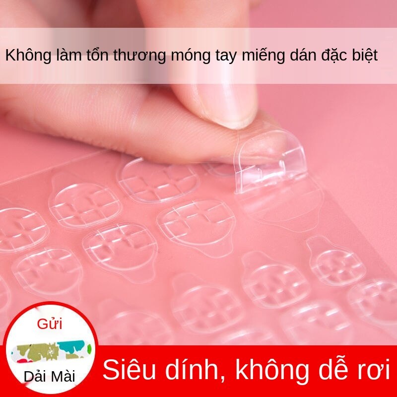 【Nail Gel】Móng Jelly Keo Chống Thấm Nước Lâu Dài Trong Suốt Dính Có Thể Tháo Rời Móng Tay Giả Viên