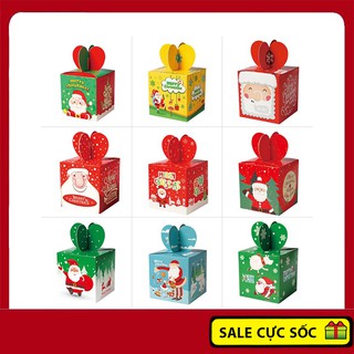 Hộp đựng quà Noel giáng sinh cho bé
