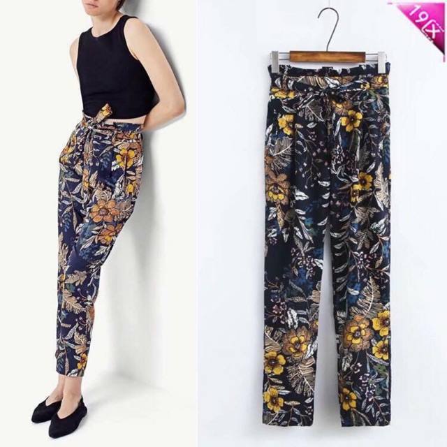 Quần hoa zara xuất