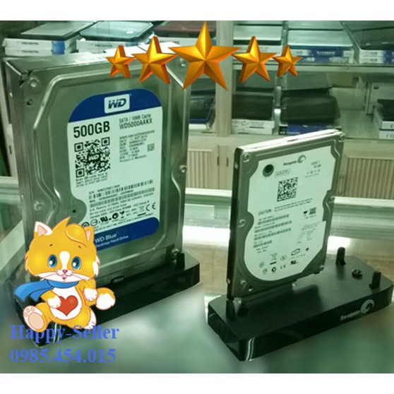 Dock Seagate Cable USB 3.0 Cho Ổ Cứng 2.5 đến 3.5 Inch
