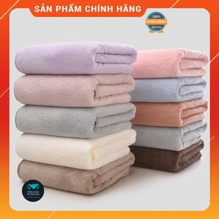 Khăn Tắm Bông Xuất Hàn Chất Khăn Lông Cừu Siêu Mềm Mịn Thấm Hút Nước Tốt Kích Thước 140*70cm