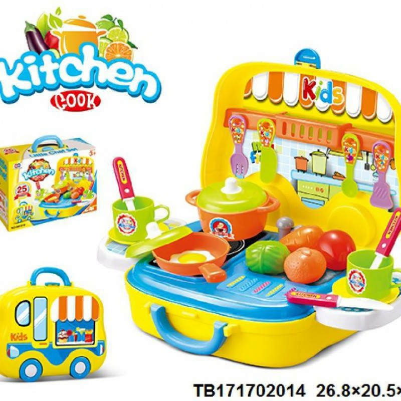 Đồ chơi nấu ăn hình ô tô Toys House 008-915: bếp đồ chơi cho bé/ đồ chơi cho bé trai, bé gái tiêu chuẩn Châu Âu