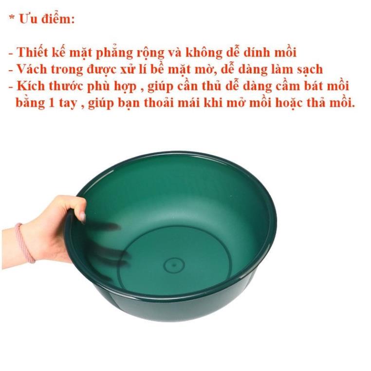 Bát trộn mồi cứng cao cấp , đựng mồi câu đơn đài -BTM-5