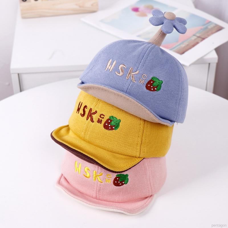 Mũ Lưỡi Trai Thêu Chữ Cực Cute Cho Bé