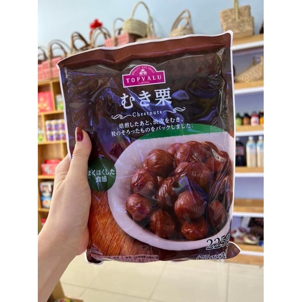 Hạt dẻ hấp mật ong TOPVALU-Nhật Bản